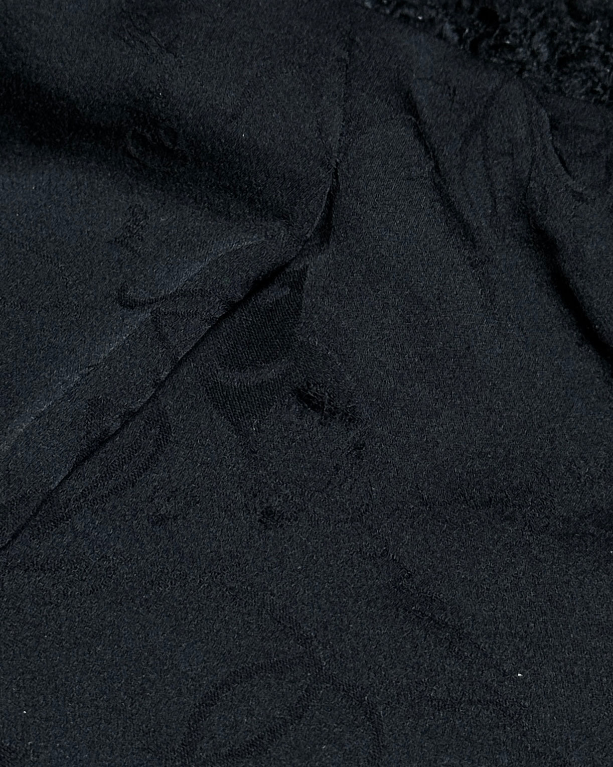 FR40-42 Chanel Fall 2010 Zipper Closure Four Pocket Black Tweed Jacket with Fantasy Fur Trim
