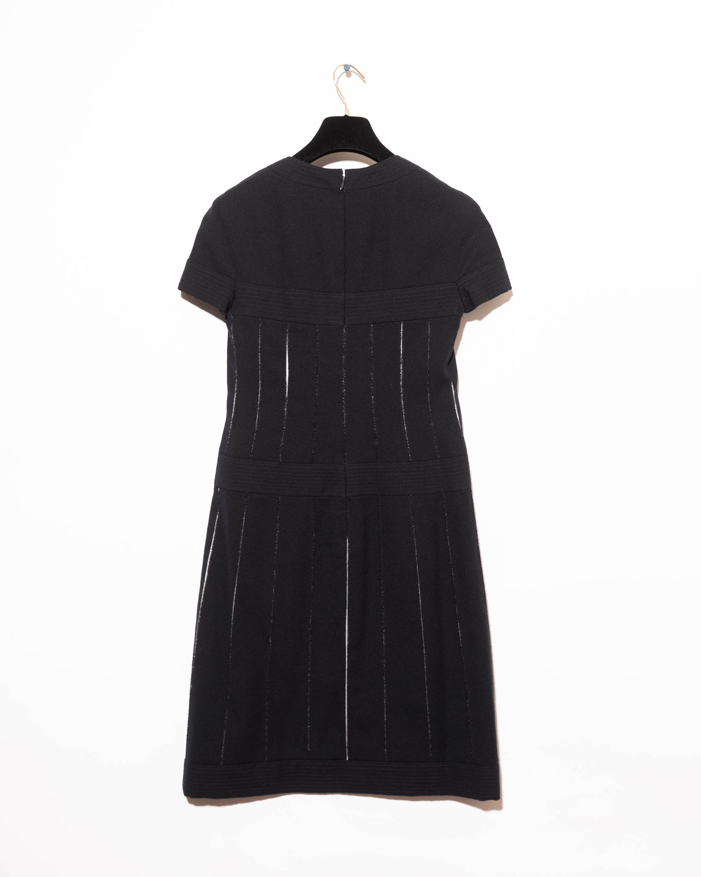 FR34-36 Rare Chanel Haute Couture 2000s Classic Little Black Dress - Vintage Chanel Jacket - - Rarchive.