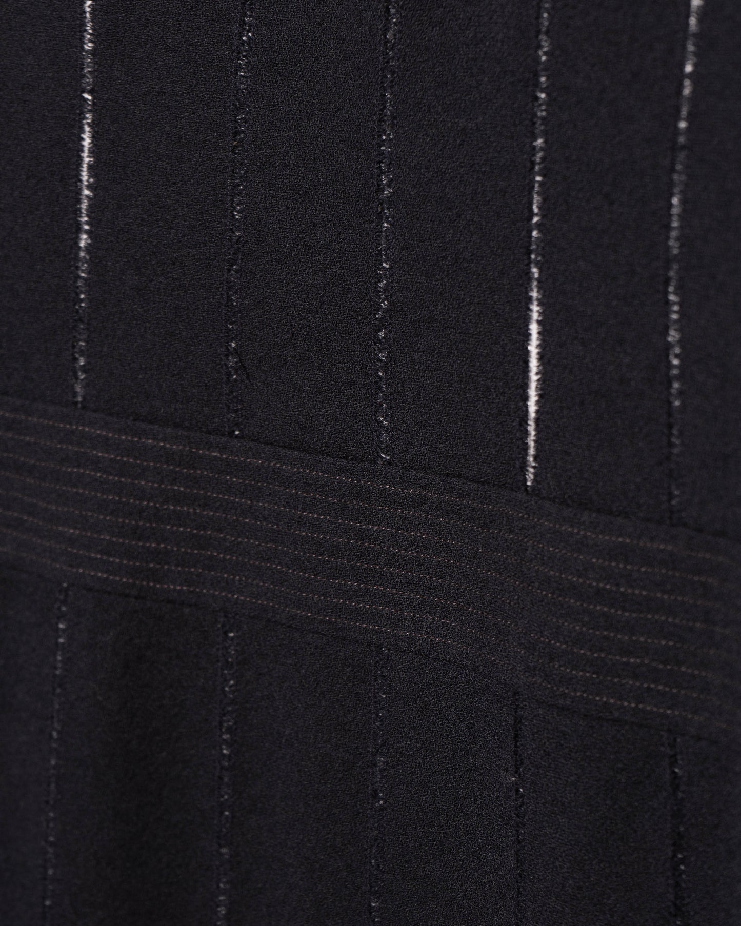 FR34-36 Rare Chanel Haute Couture 2000s Classic Little Black Dress - Vintage Chanel Jacket - - Rarchive.