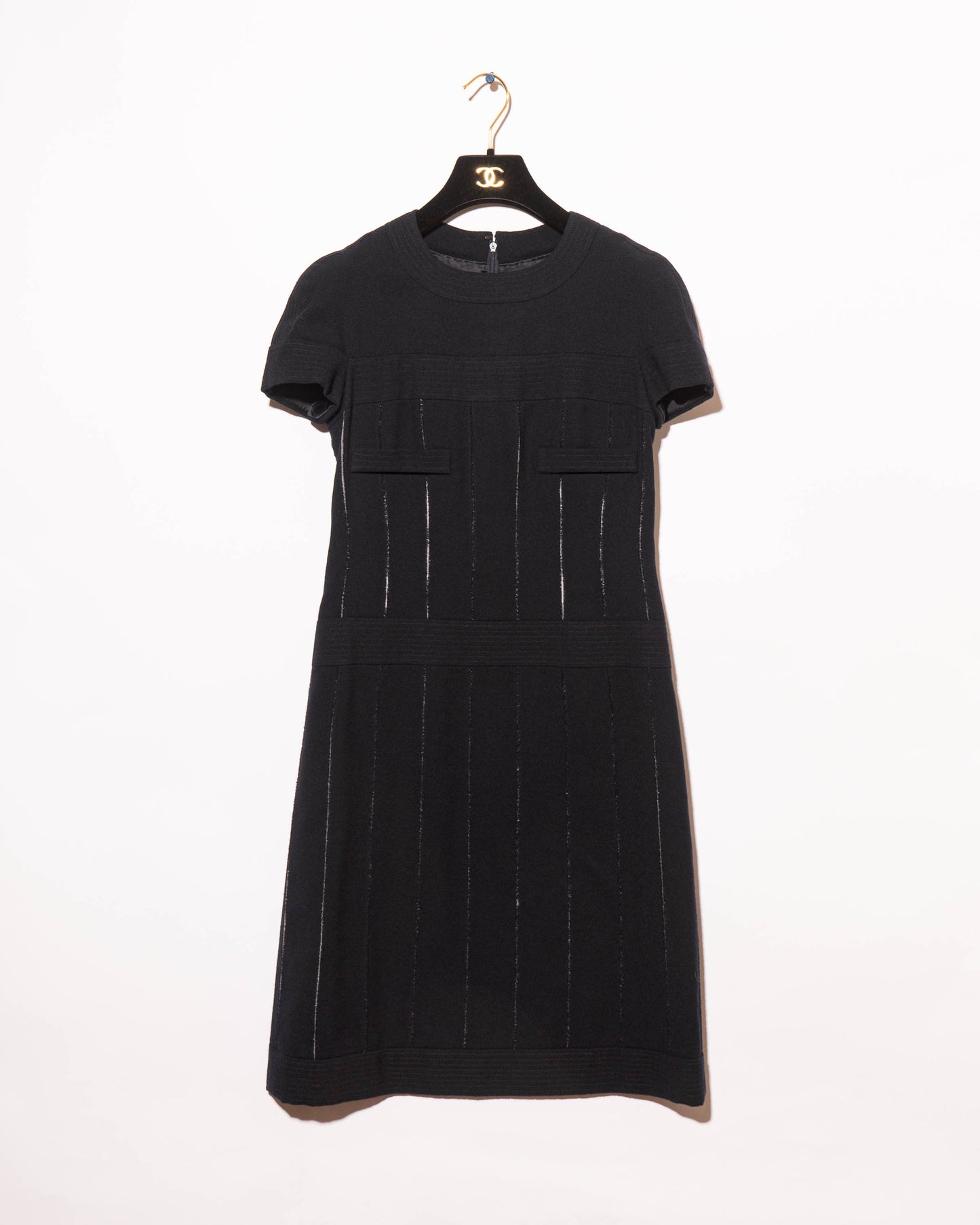 FR34-36 Rare Chanel Haute Couture 2000s Classic Little Black Dress - Vintage Chanel Jacket - - Rarchive.