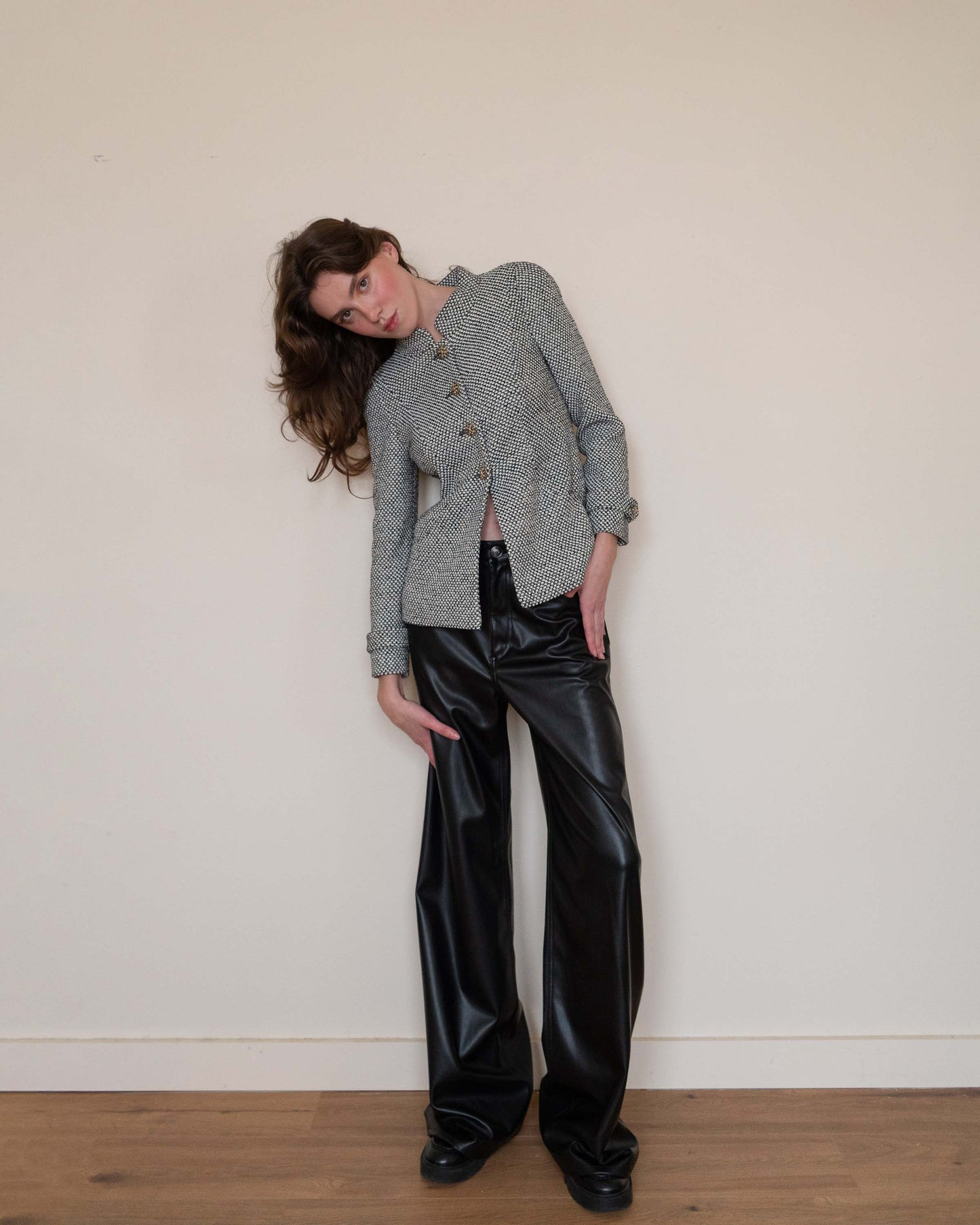 FR36-38 Chanel Pre-Fall 2012 Two Pocket Gripoix Buttons Fantasy Tweed Jacket - Vintage Chanel Jacket -   - Rarchive.