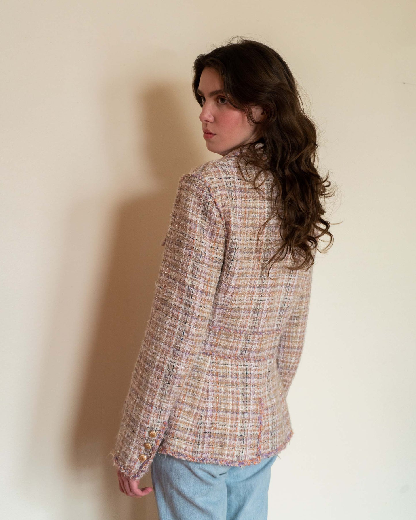 FR40-42 Chanel Cruise 2007 Four Pocket Fantasy Tweed Jacket - Vintage Chanel Jacket - - Rarchive.