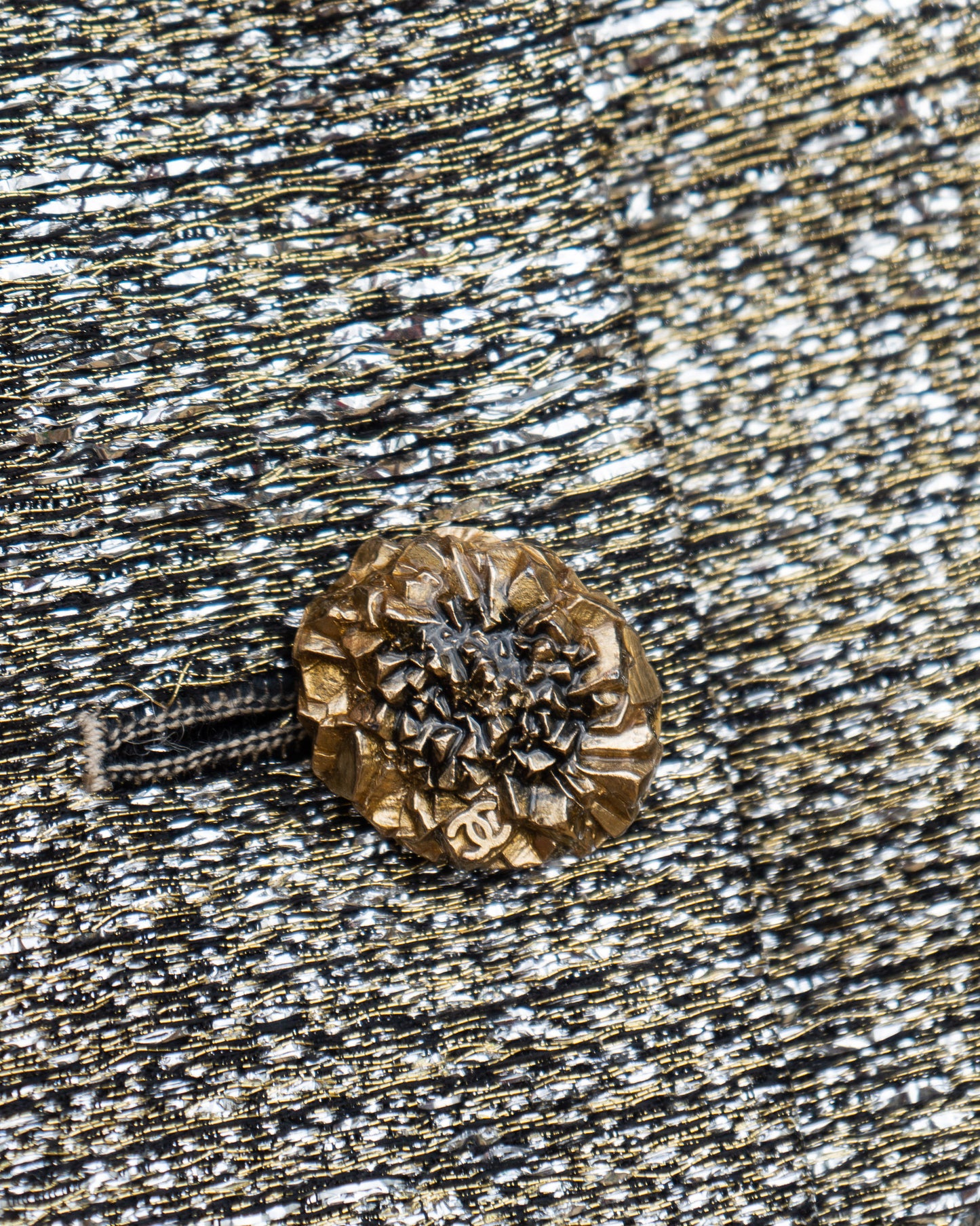 FR34-36 Chanel Fall 2012 Shorter Cut Shimmering Tweed Jacket - Vintage Chanel Jacket - - Rarchive.