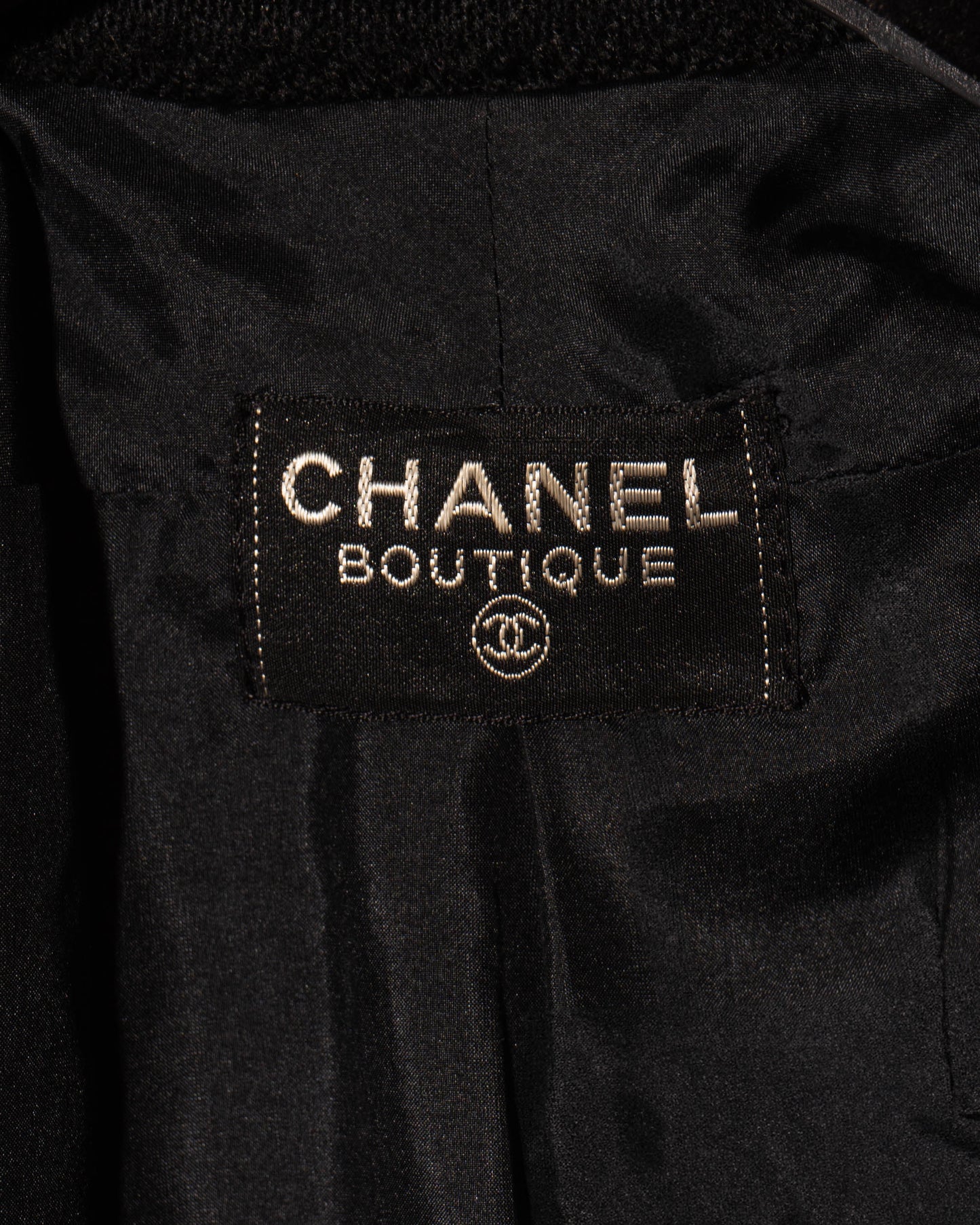 FR38-40 Rare Chanel 1980s Four Pocket Double Breasted Wool Jacket