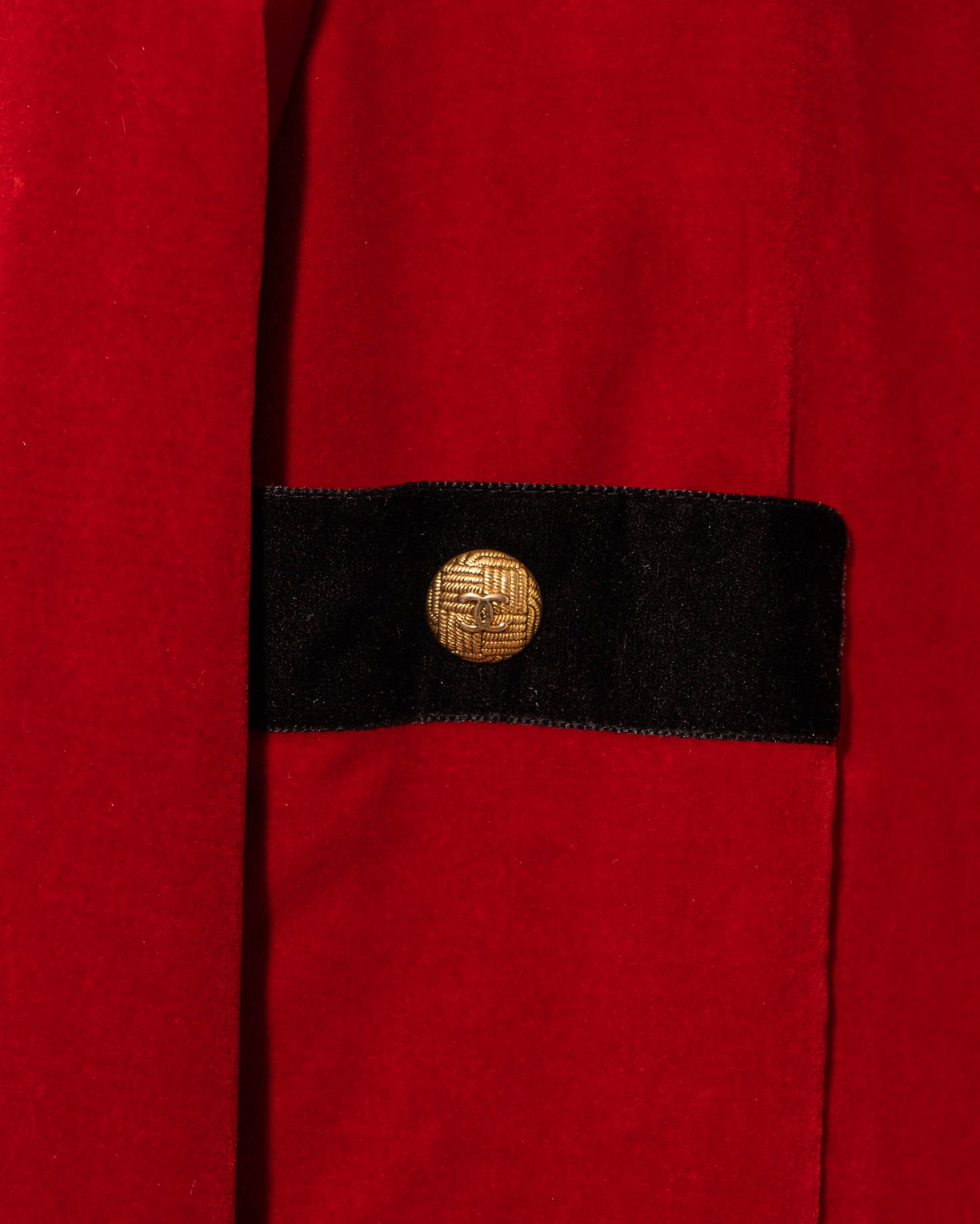 FR36-38 Chanel Fall 1990 Four Pocket Velvet Jacket - Vintage Chanel Jacket - - Rarchive.