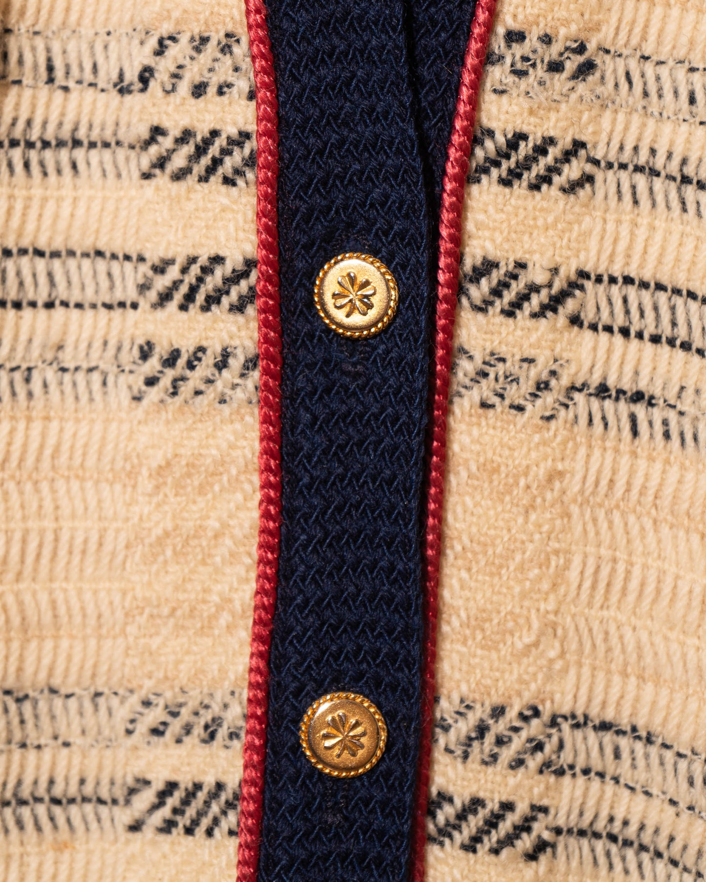 FR38-40 Chanel Spring 1984 Four Pocket Wool Tweed Jacket - Vintage Chanel Jacket - - Rarchive.