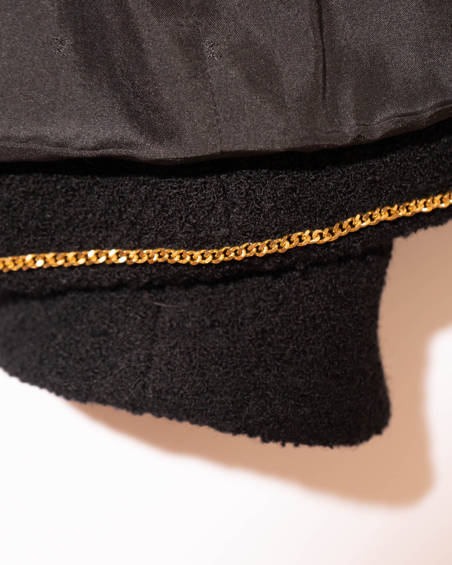 FR38-40 Chanel 1980s Two Pocket Double Breasted Wool and Velvet Jacket - Vintage Chanel Jacket - - Rarchive.