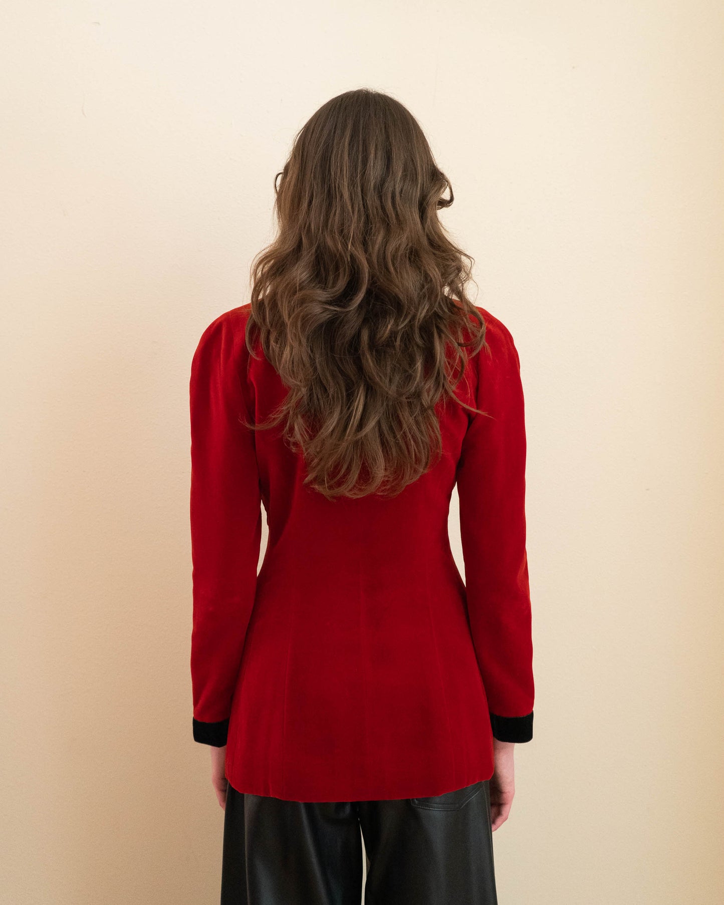 FR36-38 Chanel Fall 1990 Four Pocket Velvet Jacket - Vintage Chanel Jacket - - Rarchive.