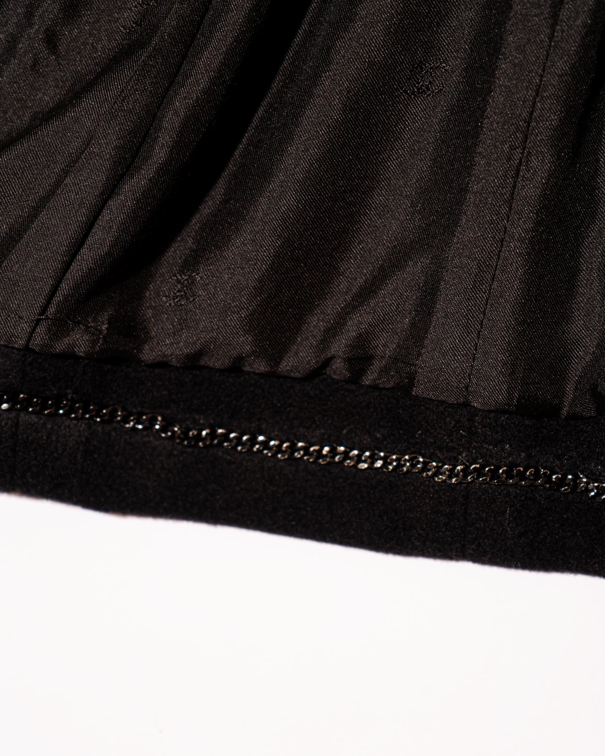 FR36-38 Chanel Fall 1998 Four Pocket Fitted Cut Black Cashmere Jacket - Vintage Chanel Jacket -  Jacket - Rarchive.