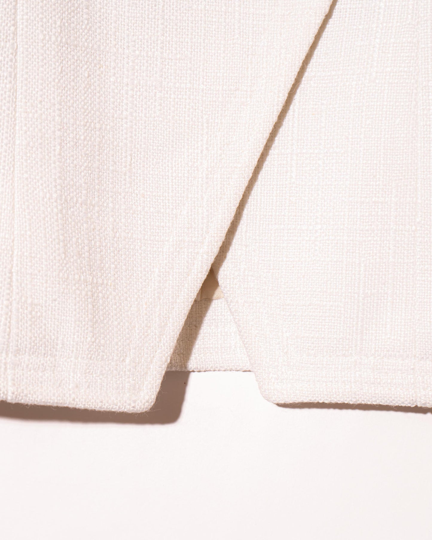 FR36-38 Chanel Cruise 1990 Double-Breasted Two-Pocketed Linen Blend Jacket - Vintage Chanel Jacket - - Rarchive.