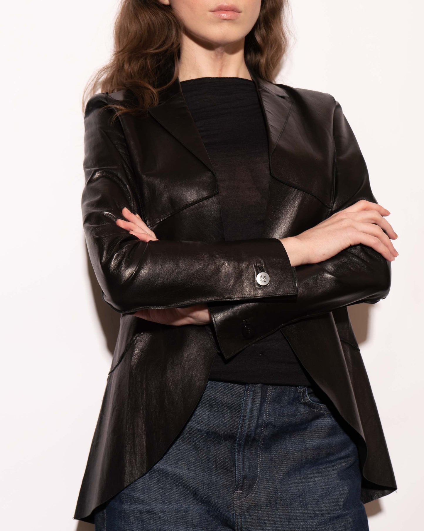 FR36-38 Rare Chanel Cruise 1998 Fitted Lambskin Jacket - Vintage Chanel Jacket - - Rarchive.