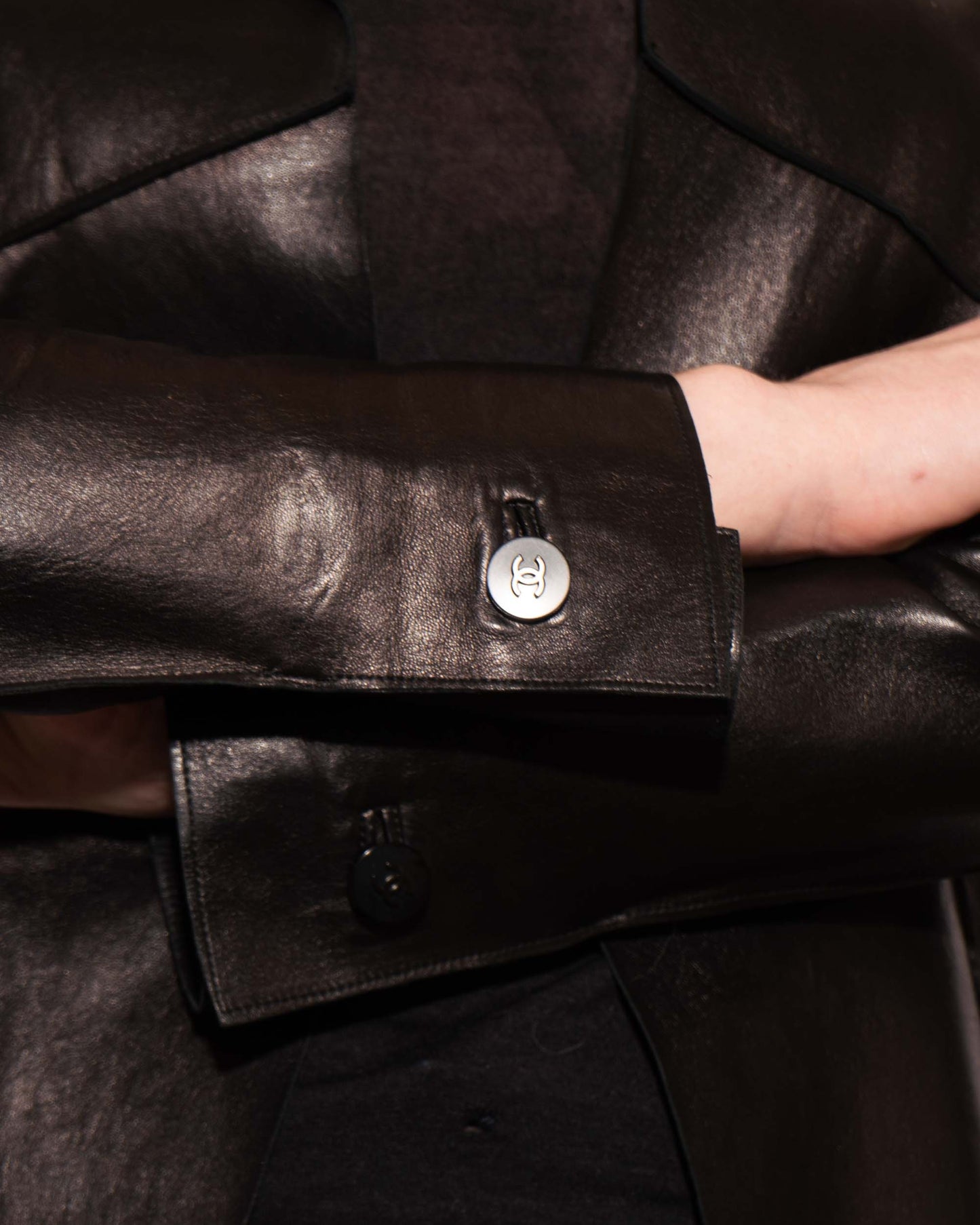 FR36-38 Rare Chanel Cruise 1998 Fitted Lambskin Jacket - Vintage Chanel Jacket - - Rarchive.