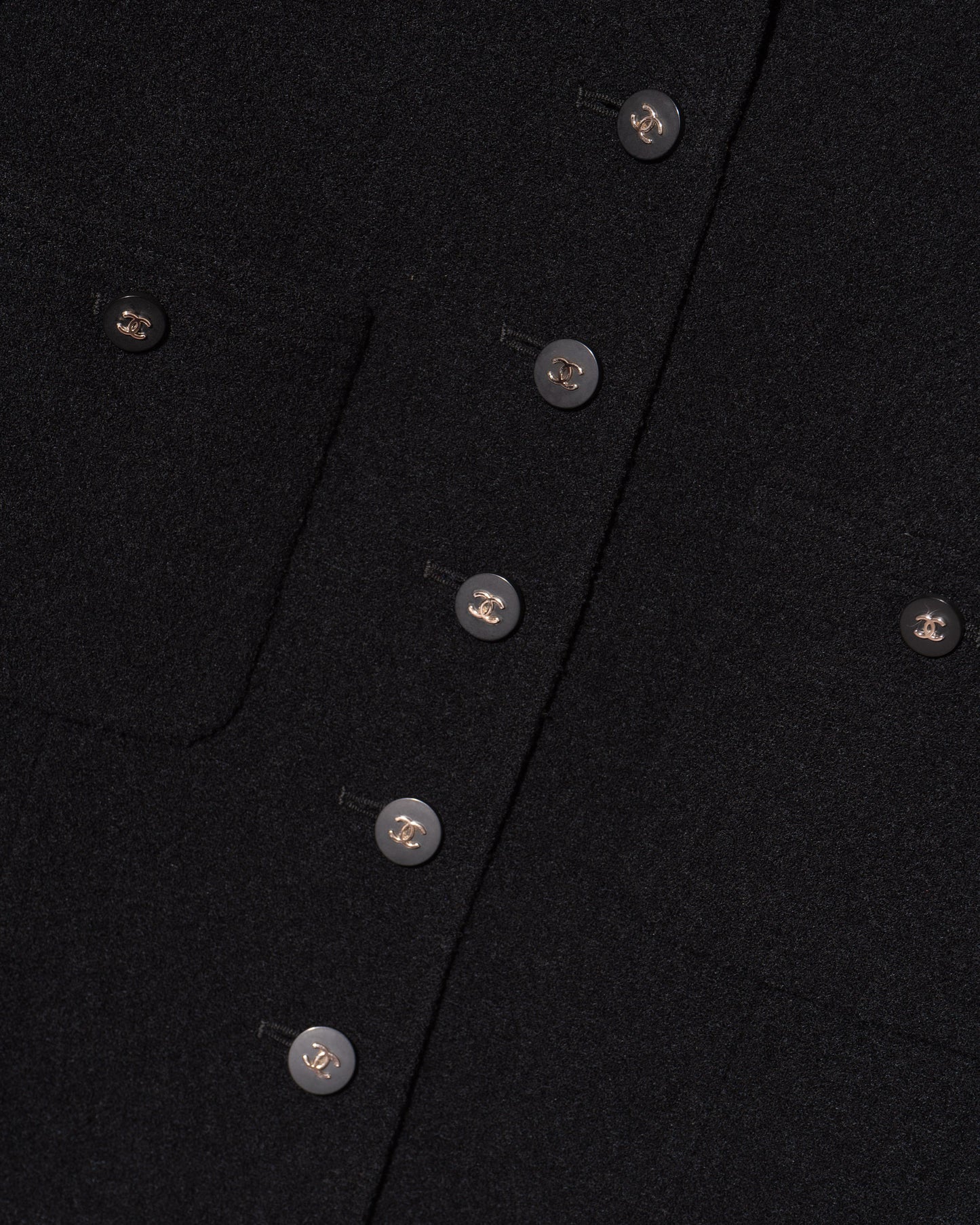 FR38-40 Rare Chanel Spring 1996 Tweed Boucle Jacket And Silk Top Set - Vintage Chanel Jacket - - Rarchive.