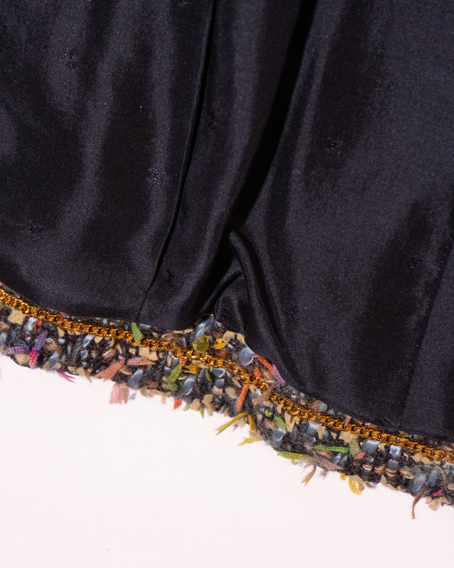 FR 36 Rare Chanel Fall 1993 Two Pocket Multicolor Fantasy Tweed Jacket - Vintage Chanel Jacket - - Rarchive.