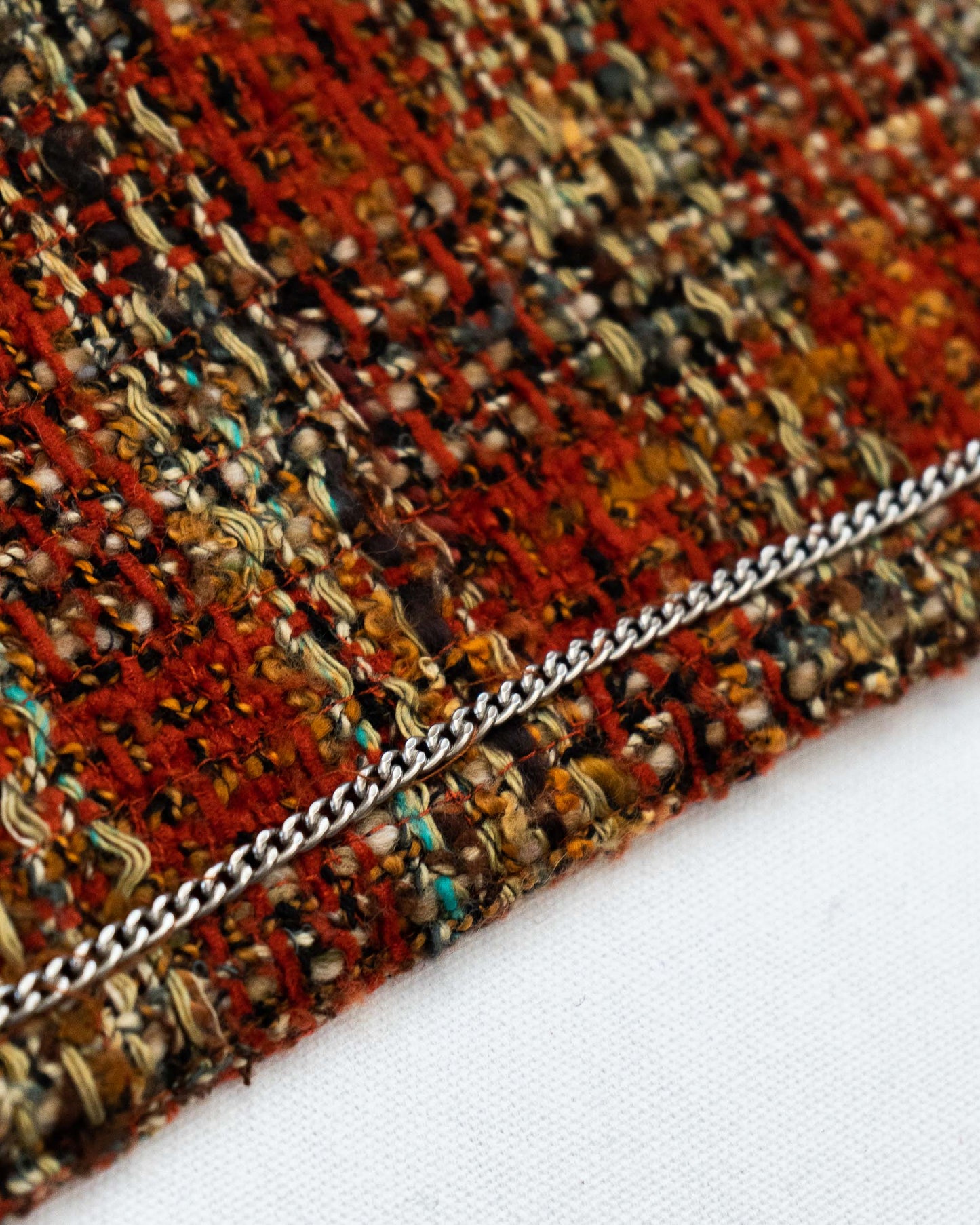 FR38-42 Chanel Fall 1998 Four Pocket Brown Fantasy Tweed Jacket