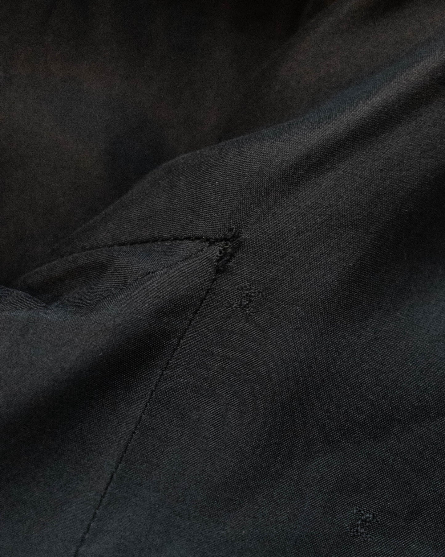 FR38-40 Chanel Fall 1988 Double Breasted Contrasting Trim Dark Navy Wool Tweed Jacket