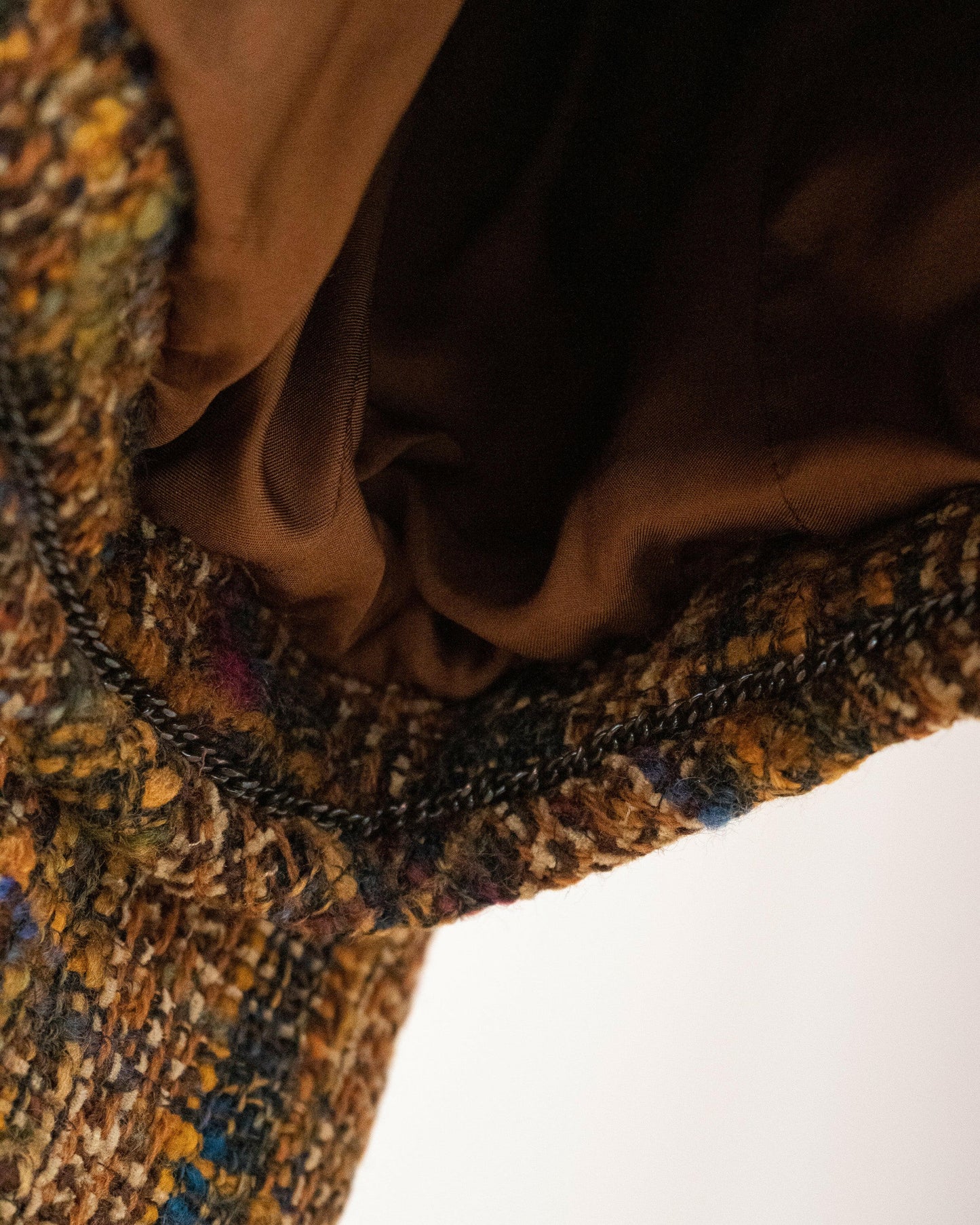 FR38-40 Rare Chanel Fall 1998 Two-Pocketed Shorter Cut Fantasy Tweed Jacket - Vintage Chanel Jacket - - Rarchive.