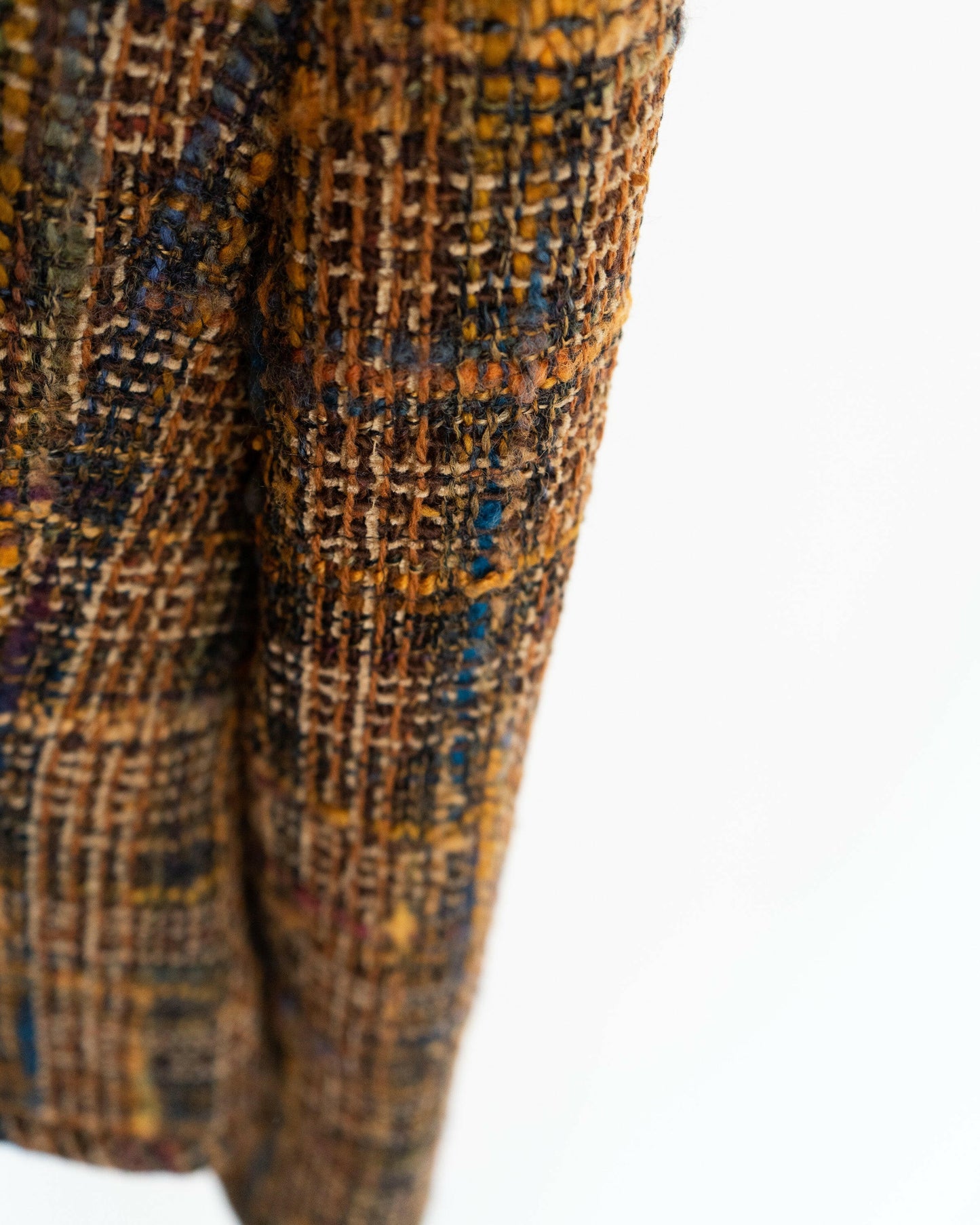 FR38-40 Rare Chanel Fall 1998 Two-Pocketed Shorter Cut Fantasy Tweed Jacket - Vintage Chanel Jacket - - Rarchive.