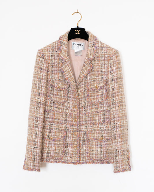 FR40-42 Chanel Cruise 2007 Four Pocket Fantasy Tweed Jacket - Vintage Chanel Jacket -   - Rarchive.