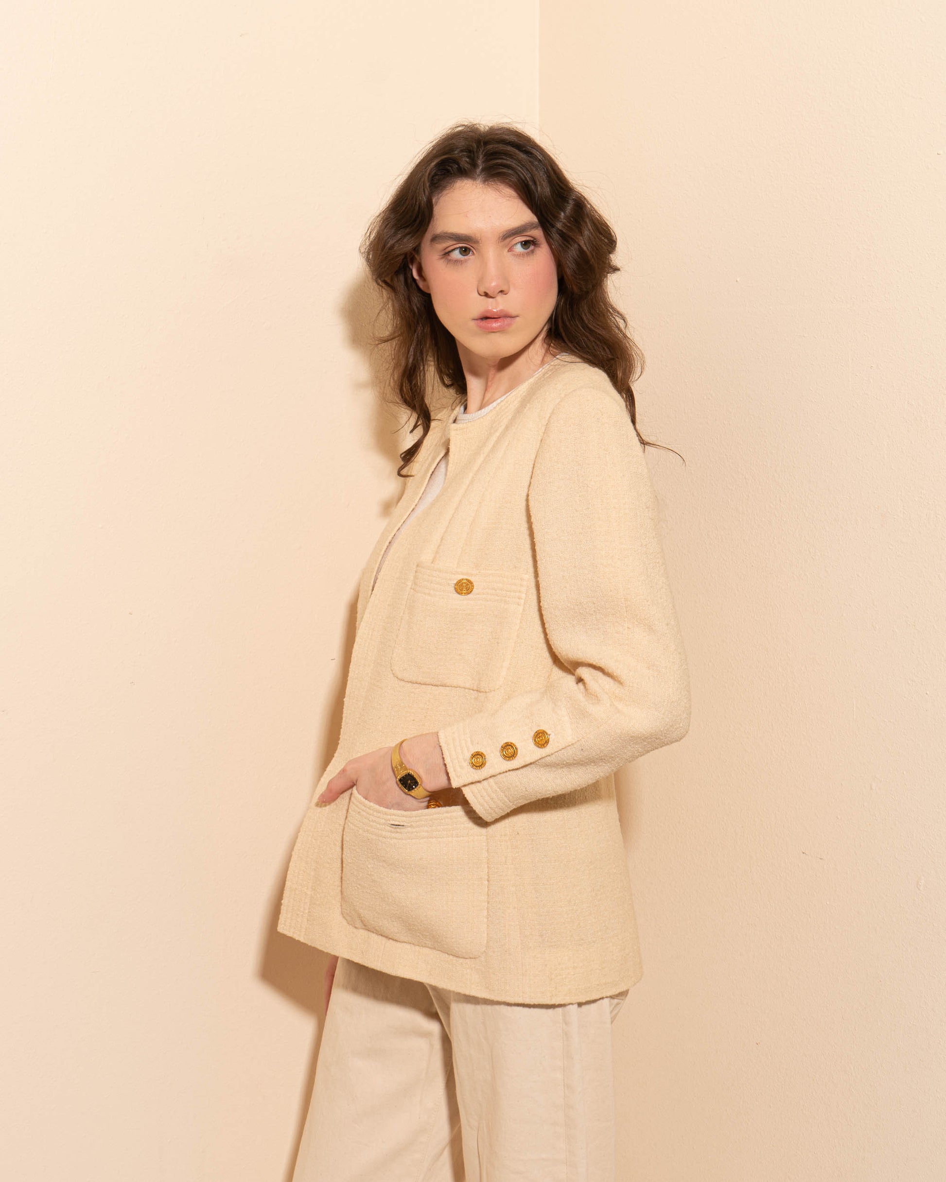 FR38-40 Rare Chanel Collection 8 - Vintage Chanel Jacket -   - Rarchive.