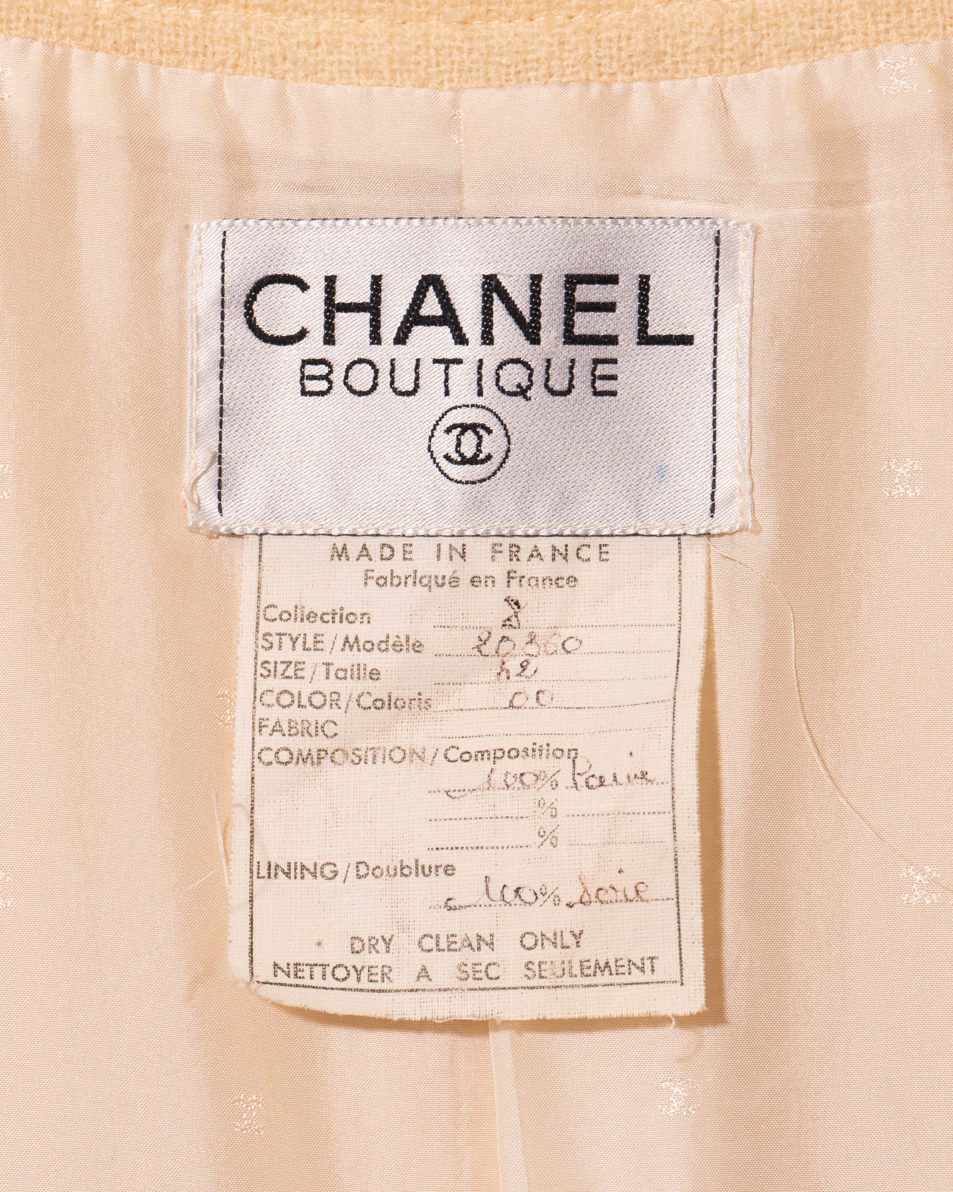 FR38-40 Rare Chanel Collection 8 - Vintage Chanel Jacket -   - Rarchive.