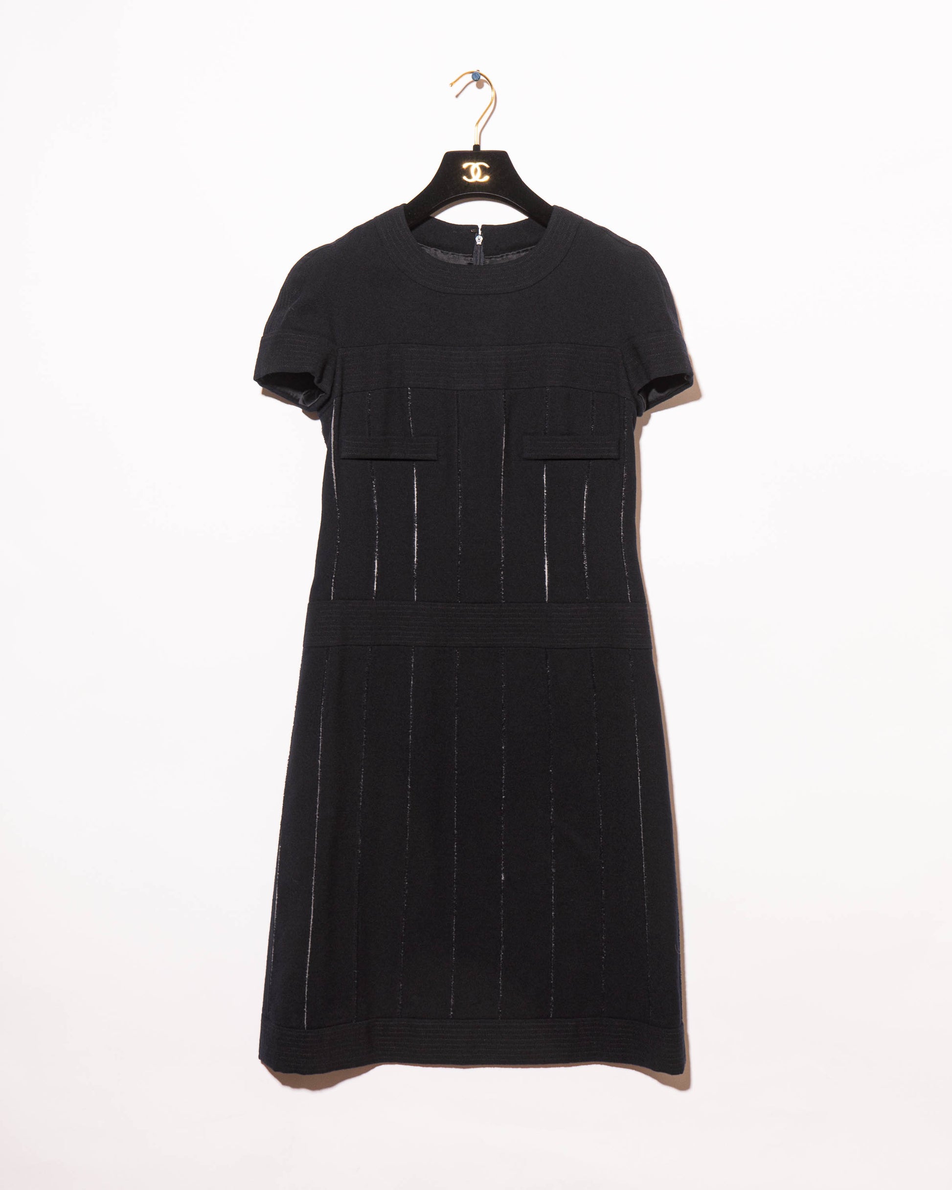 FR34-36 Rare Chanel Haute Couture 2000s Classic Little Black Dress FR34-36 Rare Chanel Haute Couture 2000s Classic Little Black Dress
