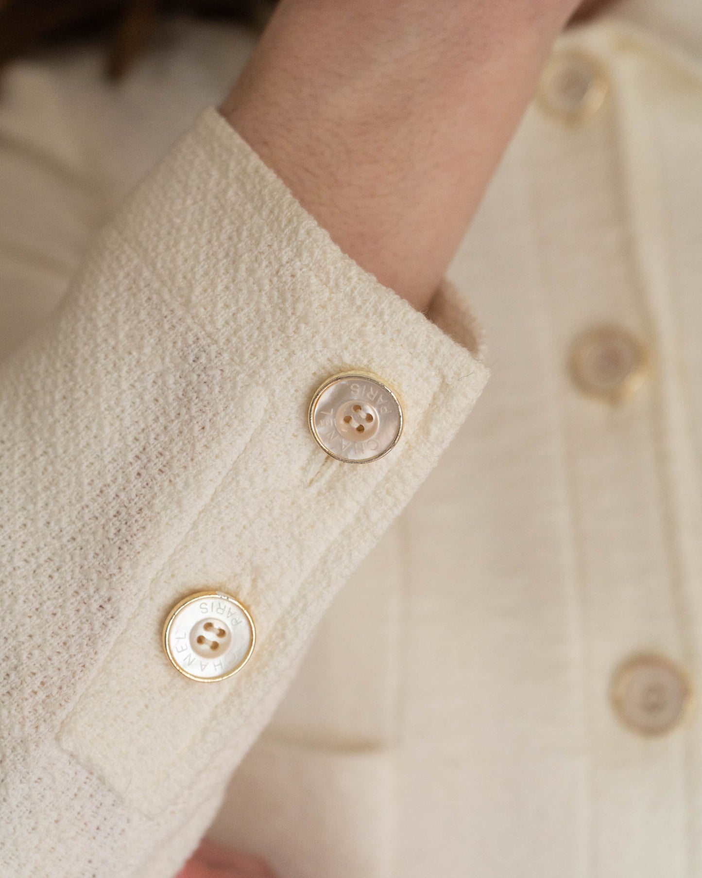 FR34-36 Chanel Spring 1998 Two Pocket Cotton Jacket