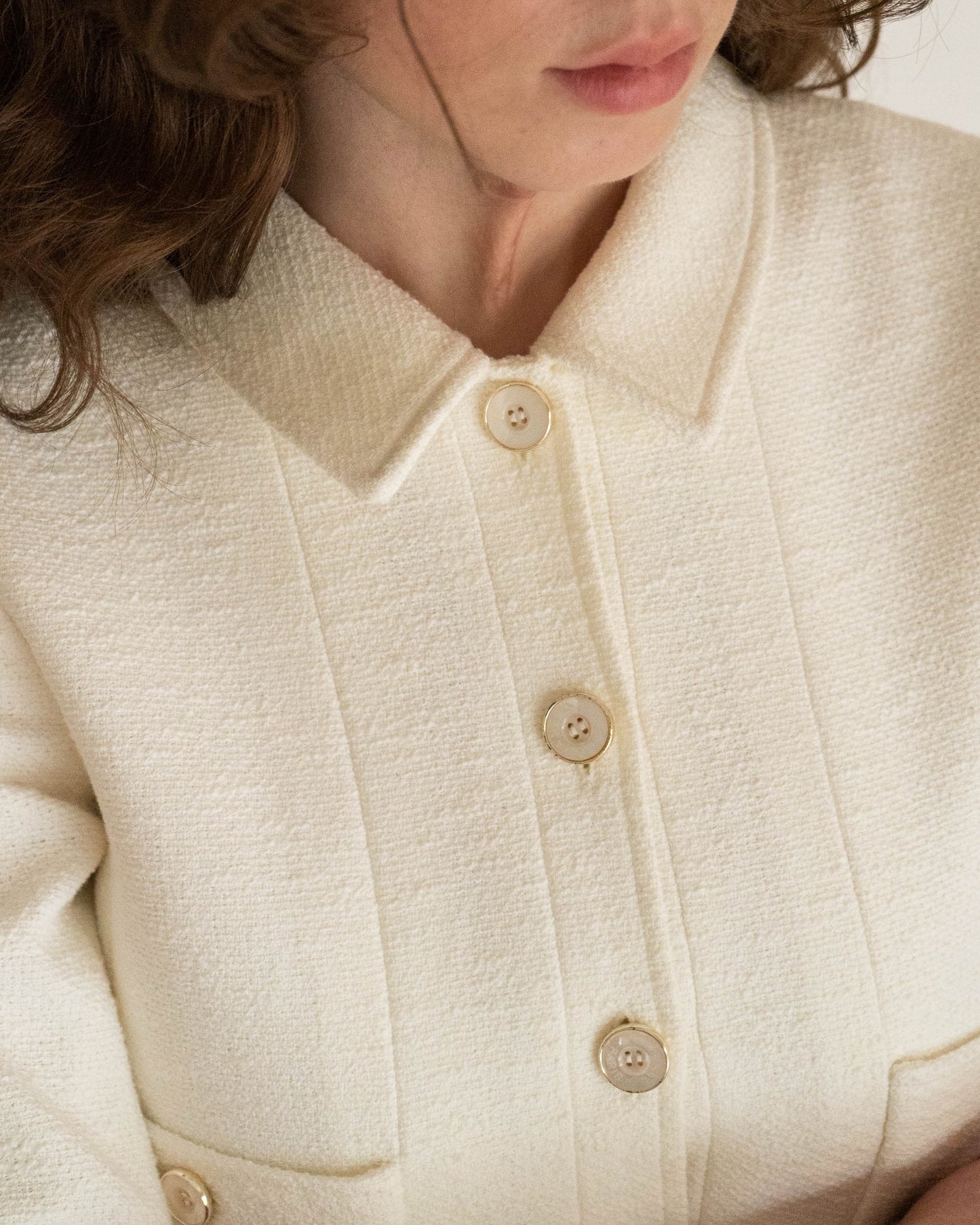 FR34-36 Chanel Spring 1998 Two Pocket Cotton Jacket
