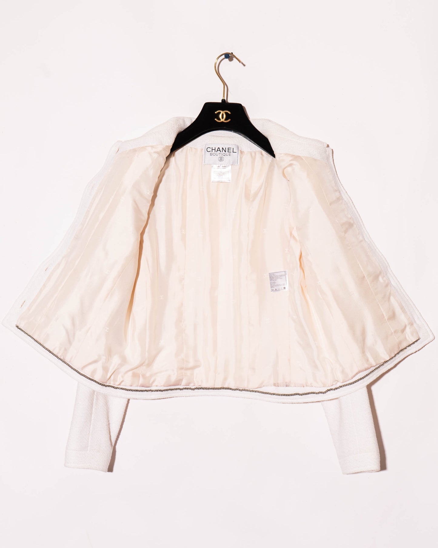 FR34-36 Chanel Spring 1998 Two Pocket Cotton Jacket