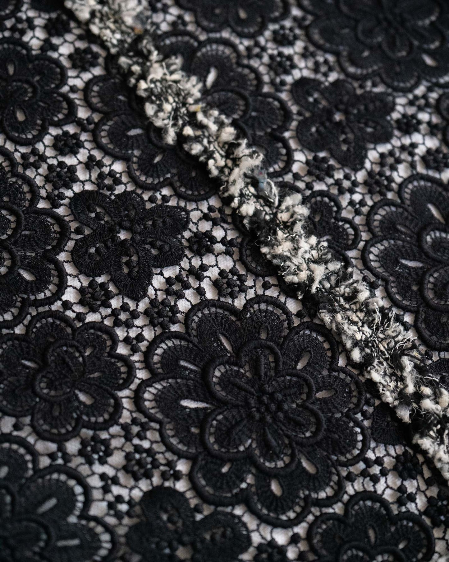 FR34-36 Chanel Spring 2004 Floral Lace Cardigan