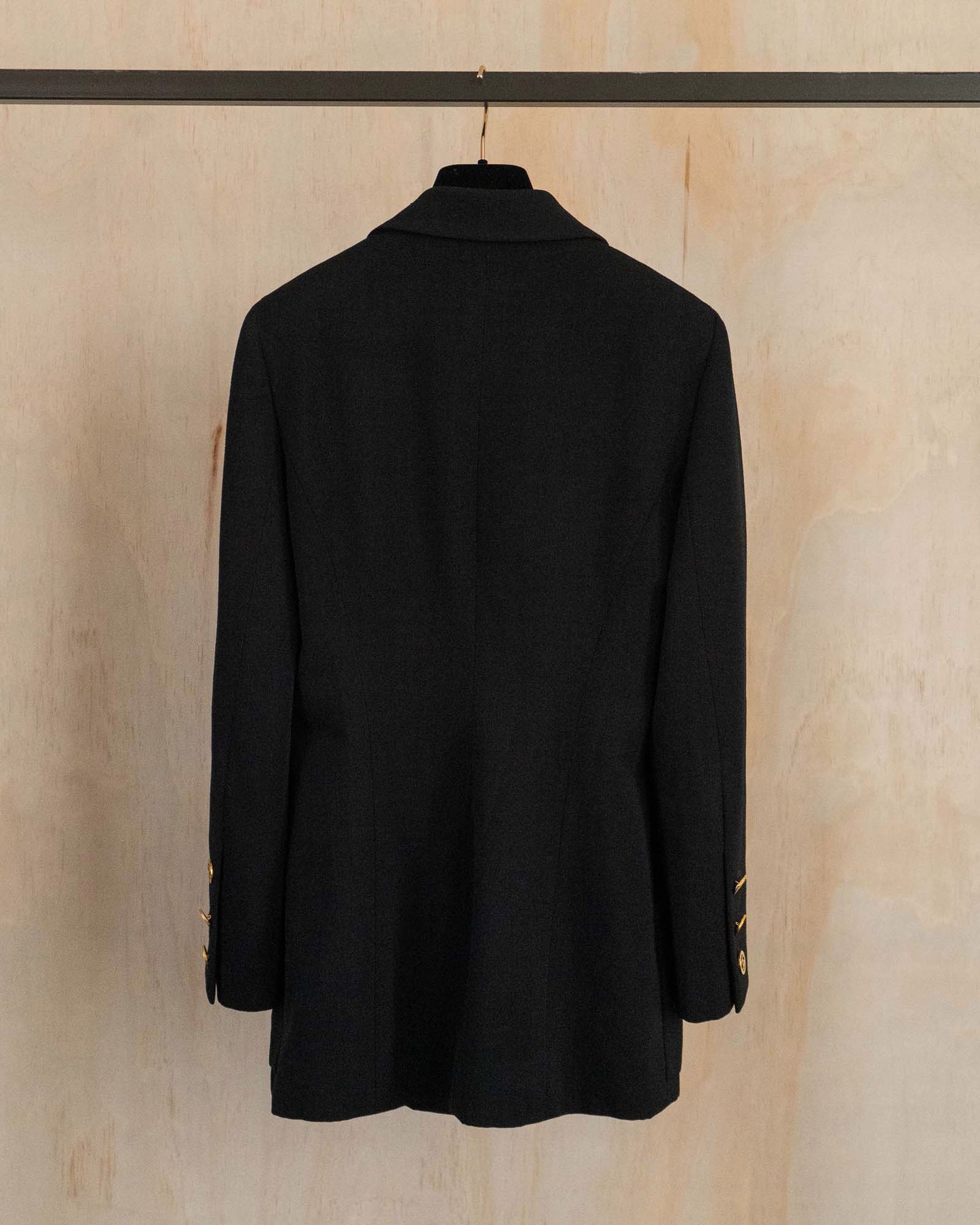 FR38-40 Chanel Cruise 1993 Two Pocket Classic Double Breasted Wool Jacket