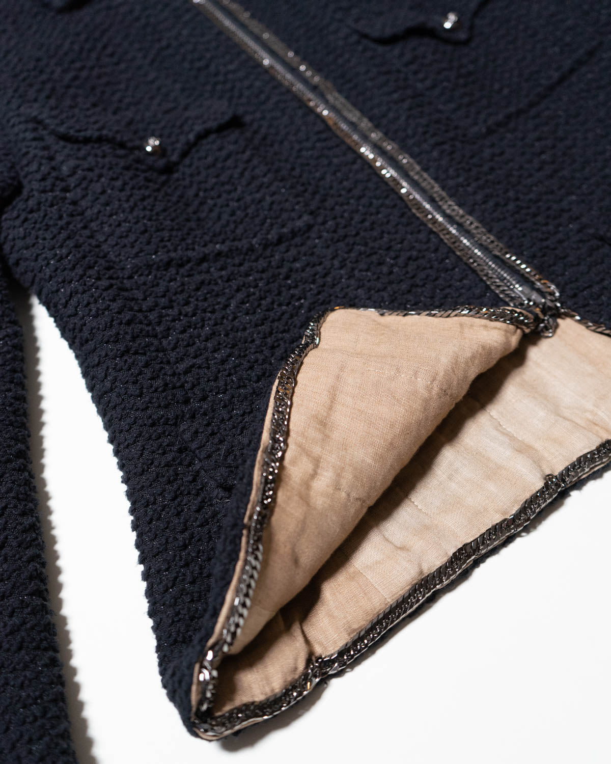 FR38 Chanel Spring 2011 Four Pocket Utility Jacket in Black - Vintage Chanel Jacket -  Jacket - Rarchive.
