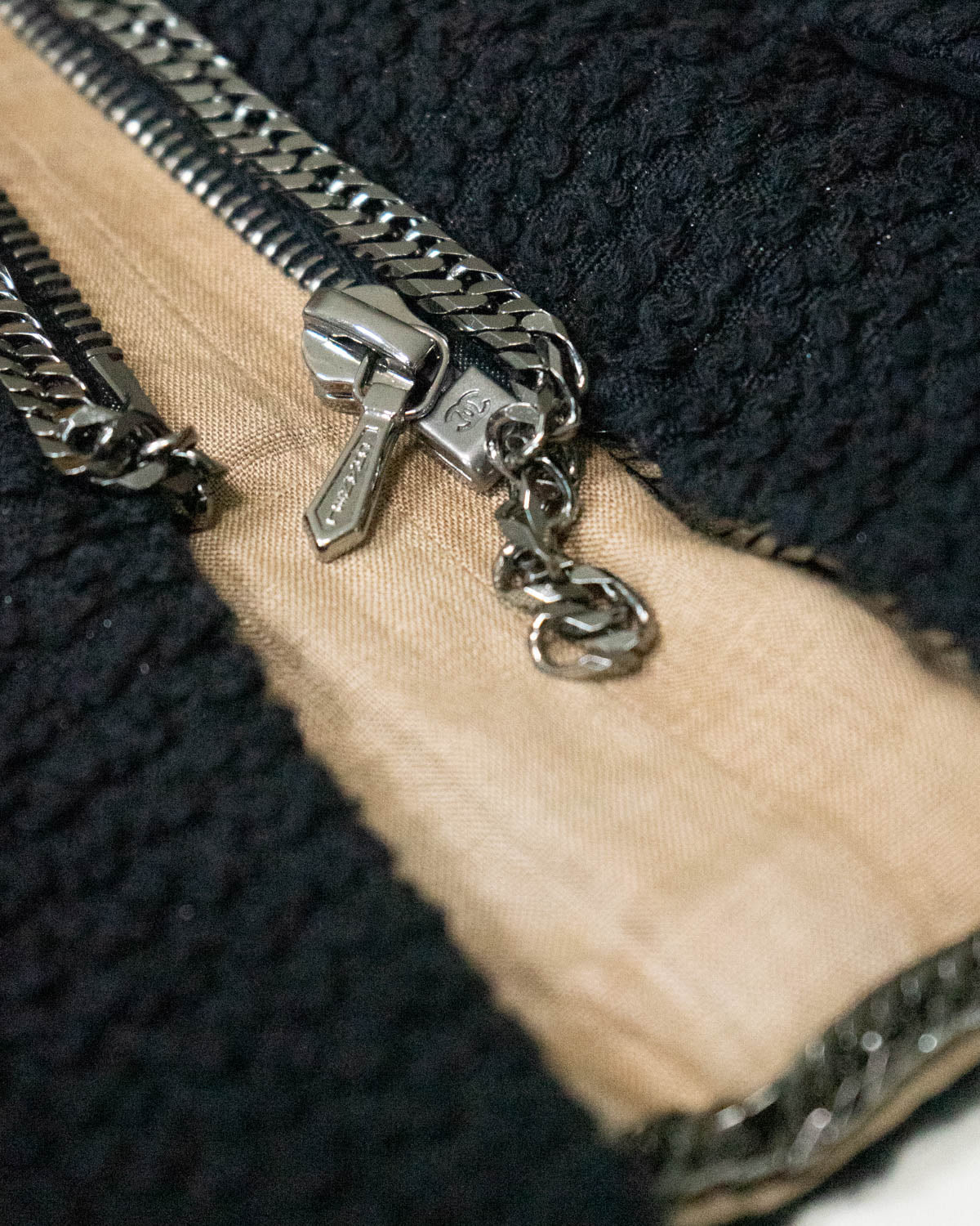 FR38 Chanel Spring 2011 Four Pocket Utility Jacket in Black - Vintage Chanel Jacket -  Jacket - Rarchive.