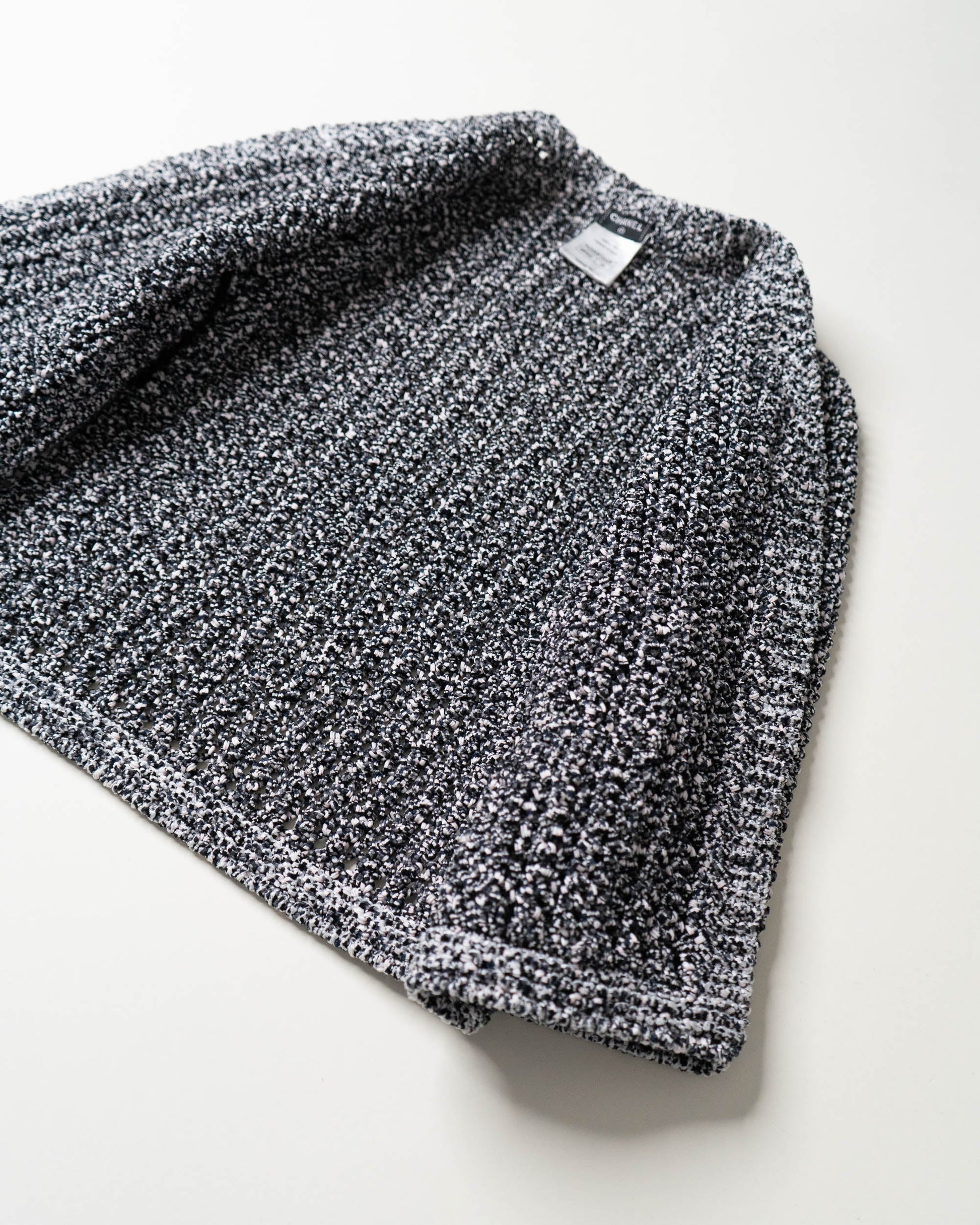 FR34-36 Chanel Spring 2012 Four Pocket Crochet Cardigan Jacket in Gray - Vintage Chanel Jacket -  Jacket - Rarchive.
